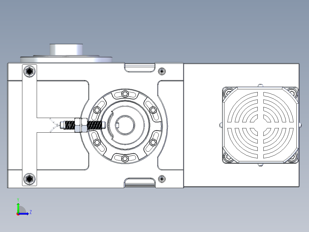 RU80DF意米精密分割器左视图