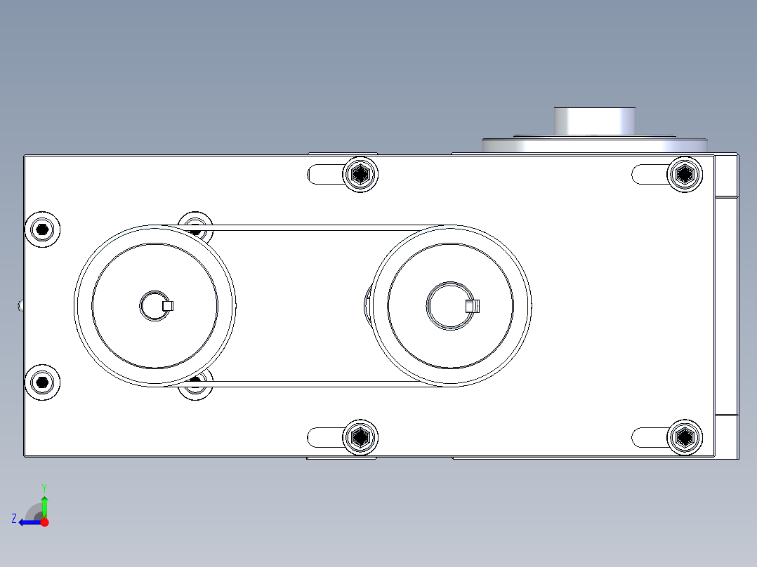 RU80DF意米精密分割器右视图