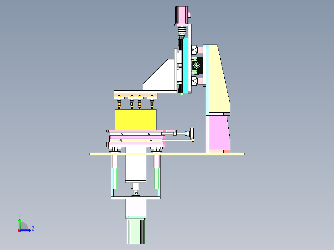 SMT 料盘元件自动植装设备 SCD-39左视图