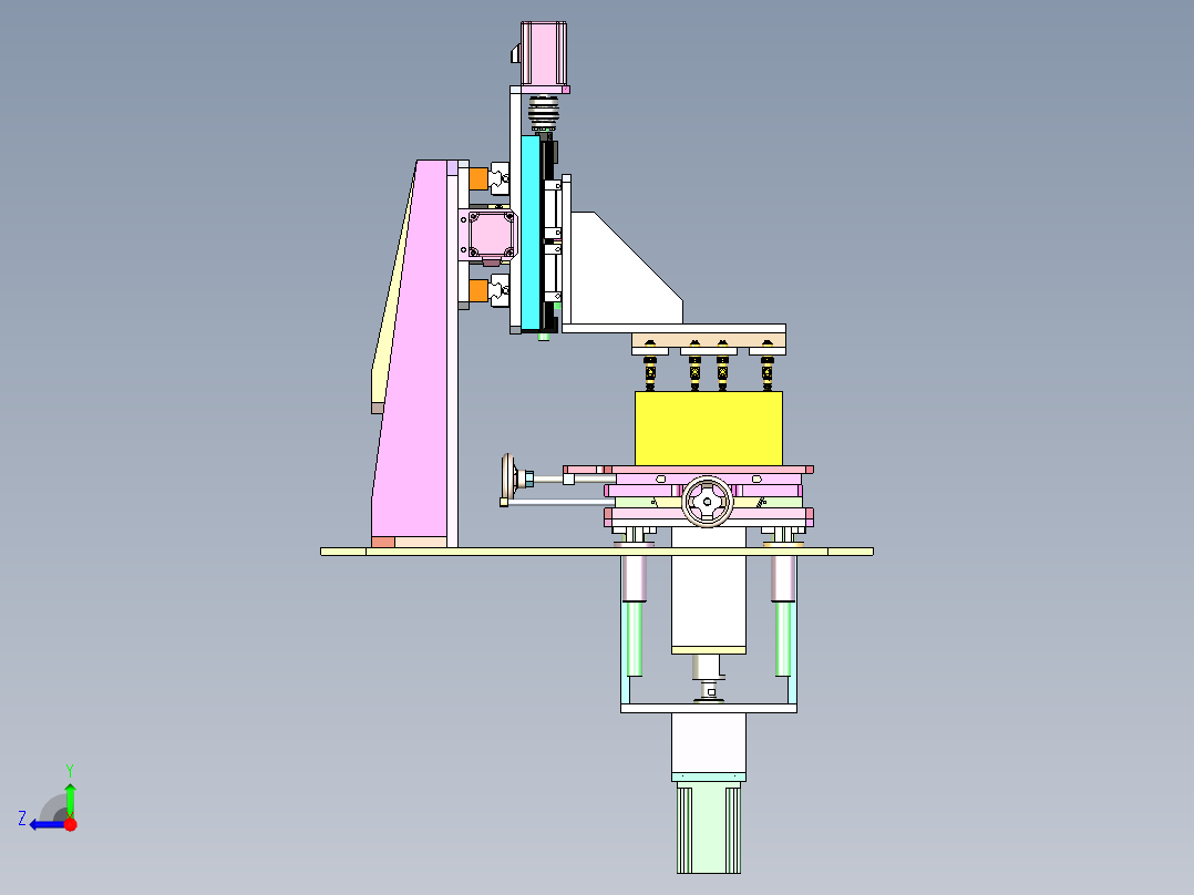 SMT 料盘元件自动植装设备 SCD-39右视图