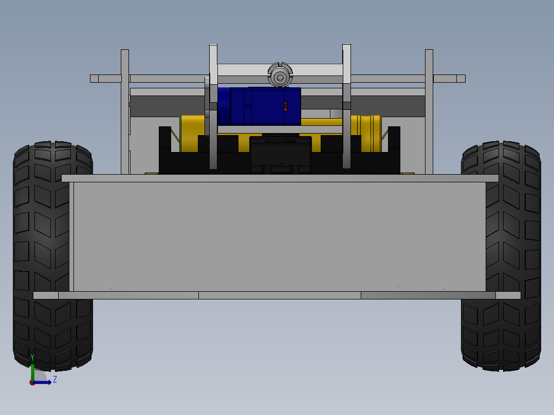 AGV小车、AGV(183)左视图