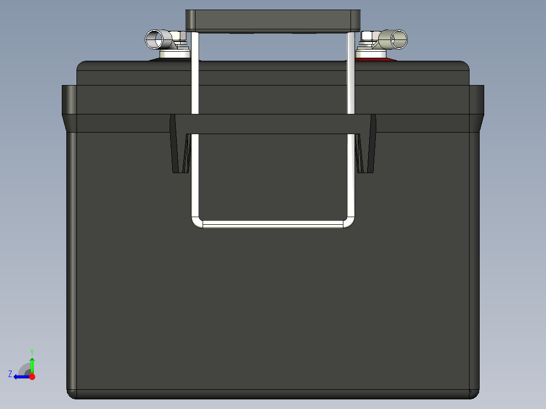 电池仓、电池(68)右视图