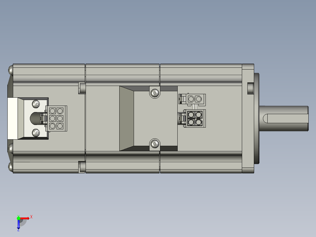 11MSMD042G1TAPanasonic伺服电机俯视图