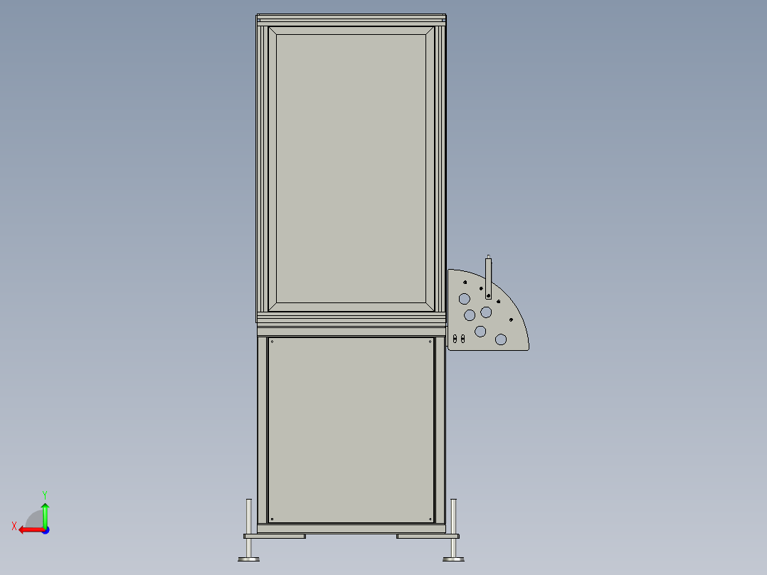 0牵引裁切机1后视图