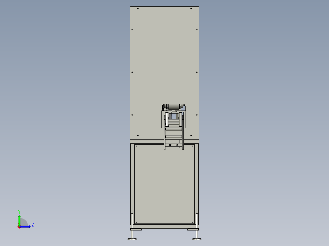 0牵引裁切机1左视图