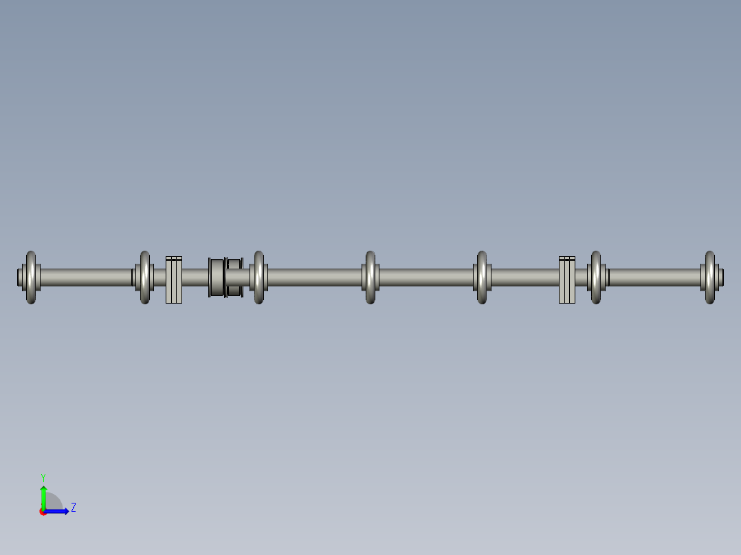 LSZ117007-01-00过渡轮组左视图