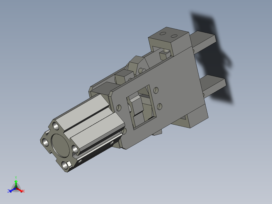 YSJ-03-000扭夹机构kk主视图