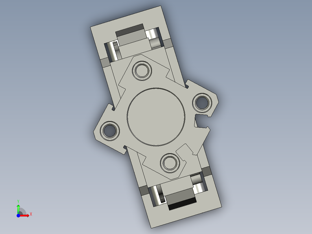 YSJ-03-000扭夹机构kk前视图