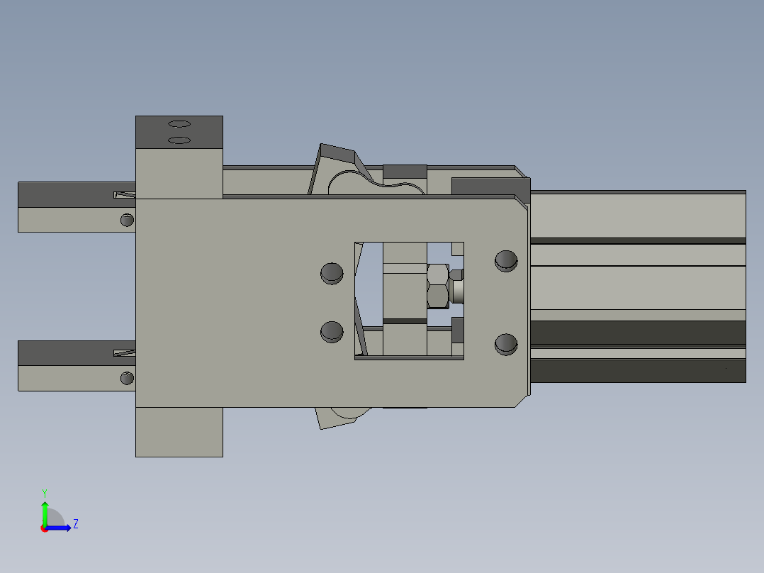 YSJ-03-000扭夹机构kk左视图