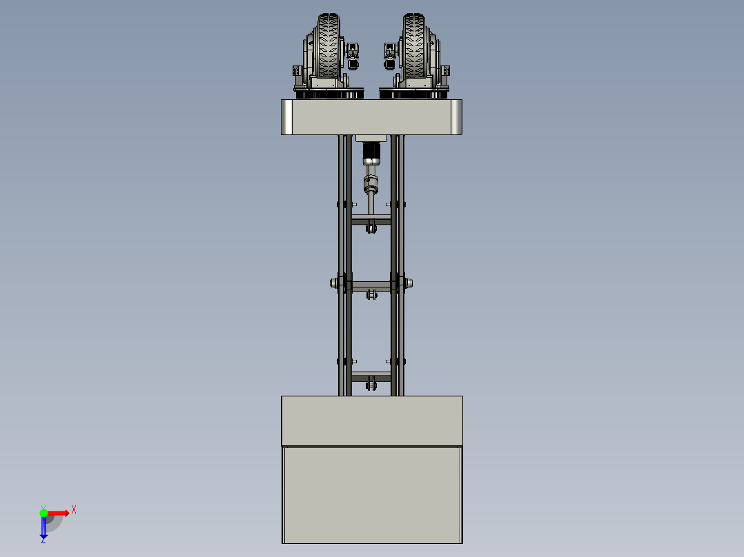 农田内运输的载重汽车俯视图