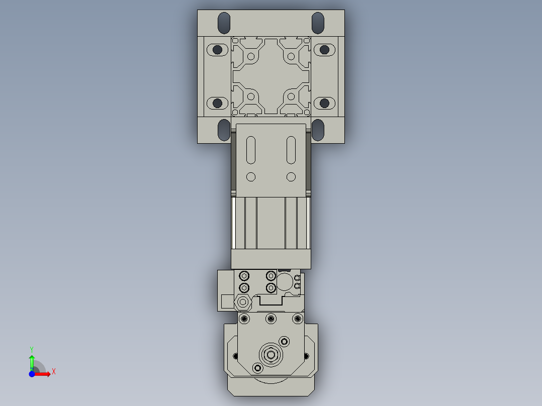 SJ2019012-ST010弹簧下压机构前视图