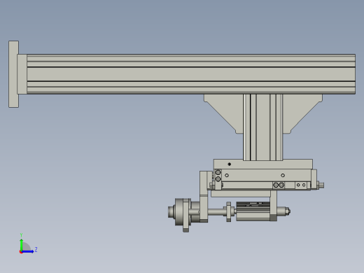 SJ2019012-ST010弹簧下压机构左视缩略图
