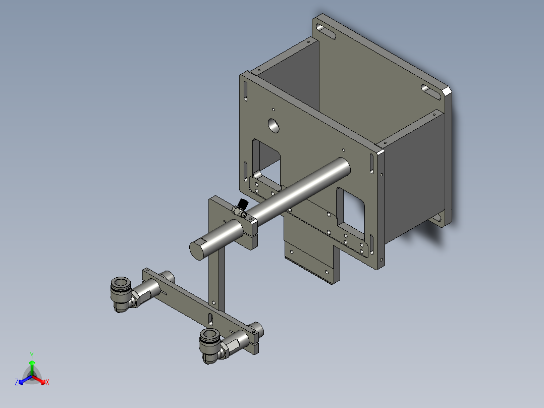 2018SOLIDWORKS1404剪绵线骨架主视图