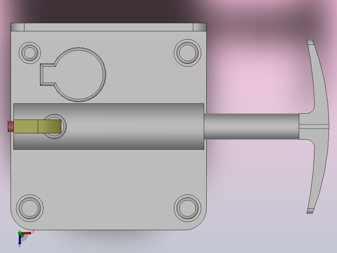 NKHL-3※ 手动式润滑泵（右拉式）[NKHL-3L]俯视图