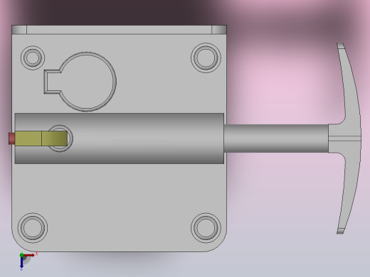 NKHL-3※ 手动式润滑泵（右拉式）[NKHL-3L]俯视缩略图