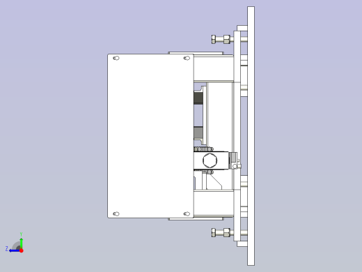 上料小车定位机构右视缩略图