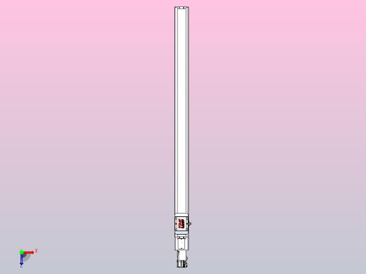 滚珠丝杠直线轴带导轨全封闭TPA-HCR-65S-1610C-L950-M-Y-P10-N3俯视缩略图