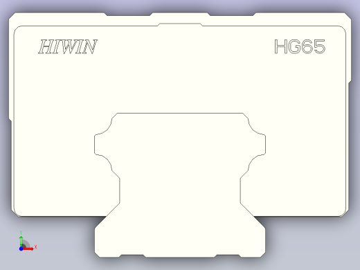 上银导轨 HGH65HA前视缩略图