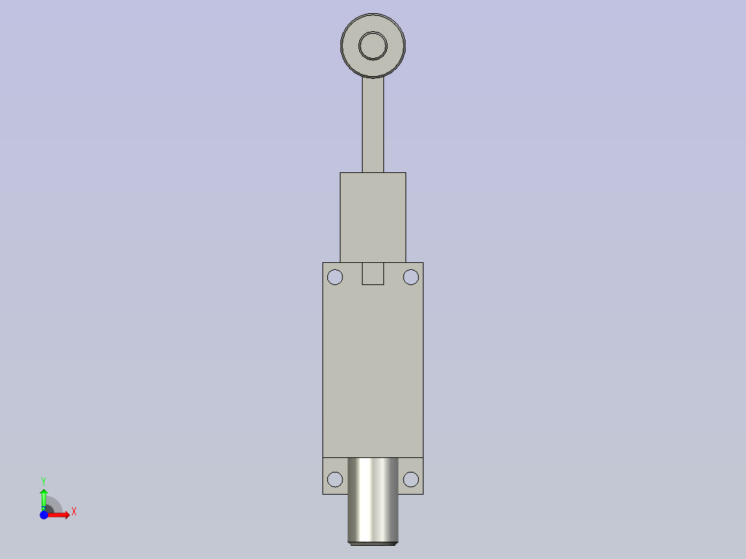D4V-8108SZ-N欧姆龙行程开关前视图