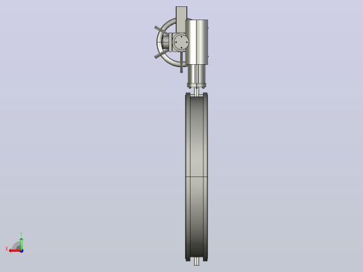 通风调节蝶阀[BG390B-DN4000(0.05-0.1Mpa)]后视缩略图