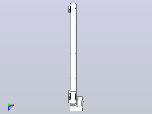 滚珠丝杠直线轴内置导轨TPA-GCR-50-1210C-L700-ML-M10-N3俯视缩略图
