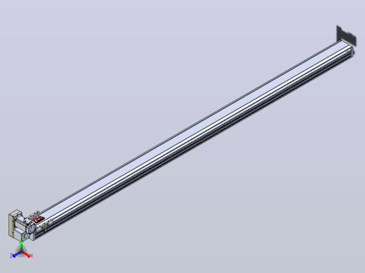 皮带直线轴半封闭可选导轨TPA-HNB-120D-110-L2350-LU-C-P40-N3