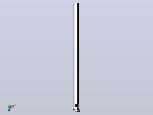 皮带直线轴半封闭可选导轨TPA-HNB-120D-110-L2350-LU-C-P40-N3俯视缩略图