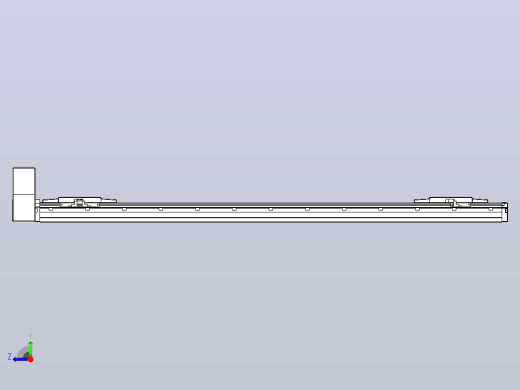 皮带直线轴双滑块型TPA-GCBS-120-P70-L400-RU-M20-N3右视缩略图
