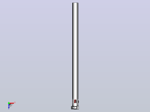 皮带直线轴半封闭可选导轨TPA-HNB-120D-110-L1950-RU-C-P40-N3俯视缩略图