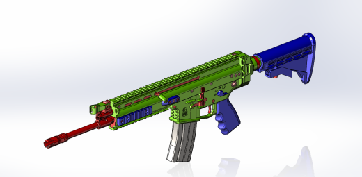 FN-SCAR建模模型缩略图