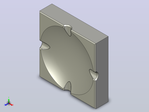 玻璃烟灰缸3D数据