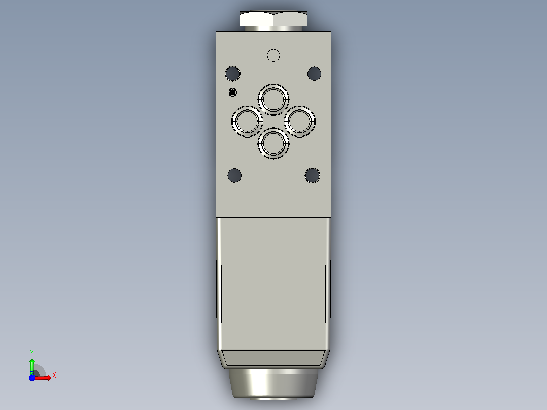 伊顿液压元件dg4v-3-a-kup5-60-dc-rock前视图