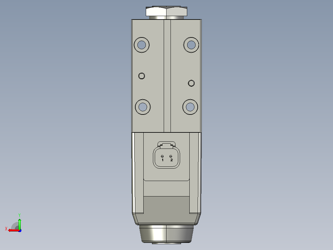 伊顿液压元件dg4v-3-a-kup5-60-dc-rock后视图