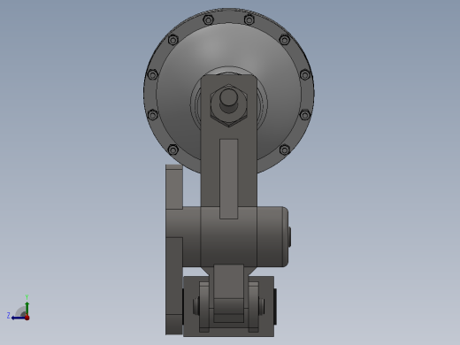 PDCA气动盘式制动器PDCA8 514×12.7-1210