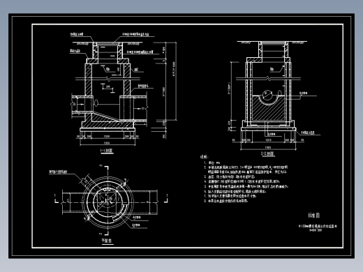 砖砌雨水井污水井大样CAD图纸（S515图集转CAD版本）
