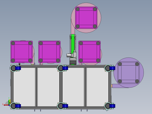 按钮开关自动组装机3D数模图纸 Solidworks设计后视缩略图