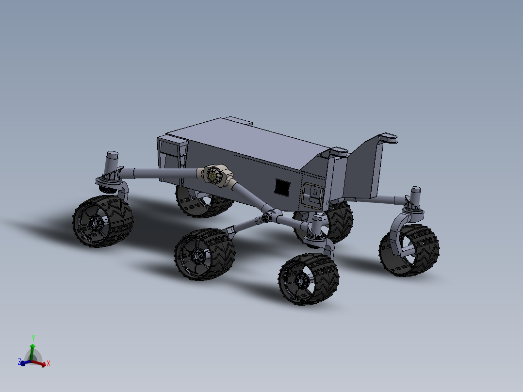 好奇号火星漫游车模型图纸 Curiosity Mars Rover(1)