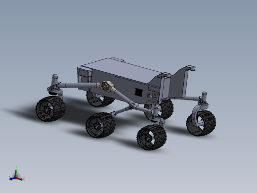 好奇号火星漫游车模型图纸 Curiosity Mars Rover(1)