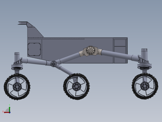 好奇号火星漫游车模型图纸 Curiosity Mars Rover(1)后视缩略图