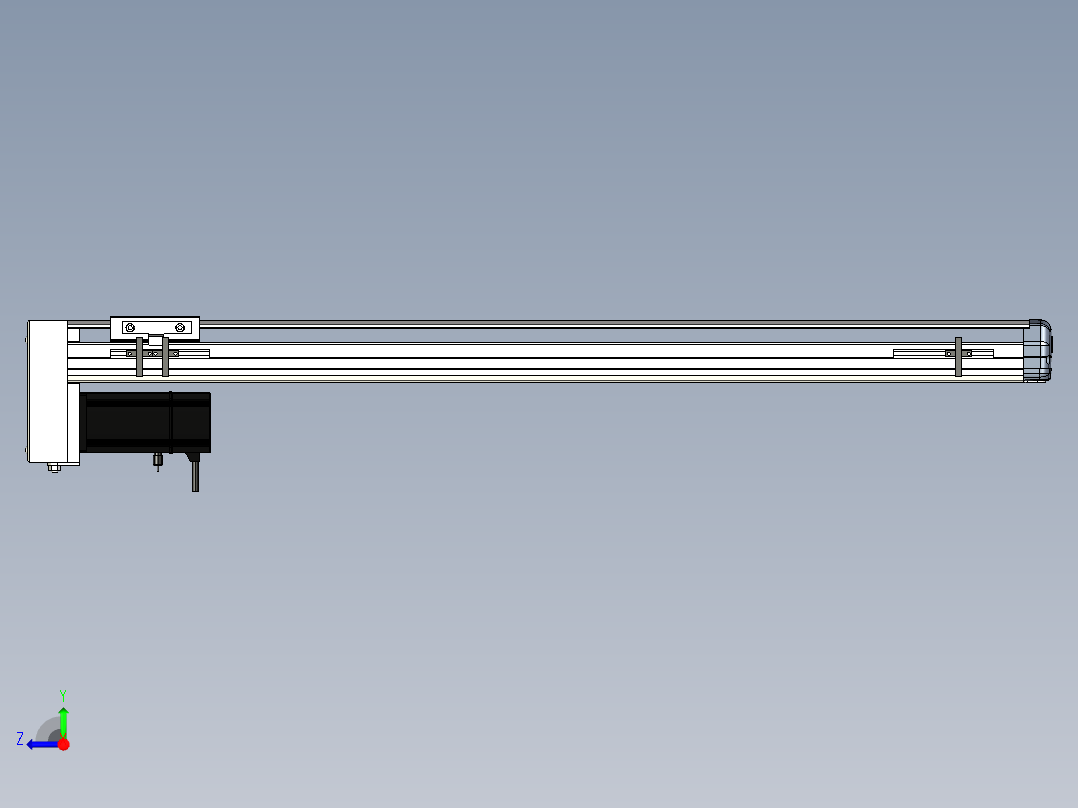 Toyo东佑达直线模组-ETH10-800-BM-200W+煞車右视图