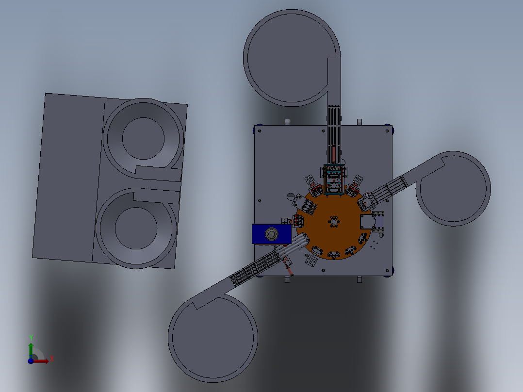113洗发水盖子组装设备(1)前视图