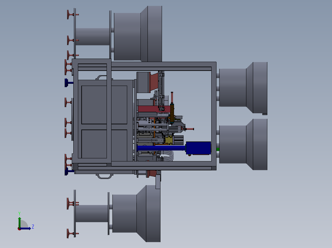 113洗发水盖子组装设备(1)左视图