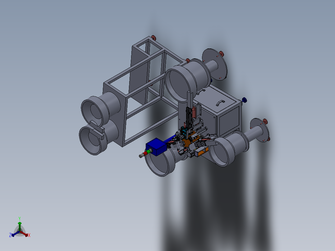 113洗发水盖子组装设备(1)正等轴测图