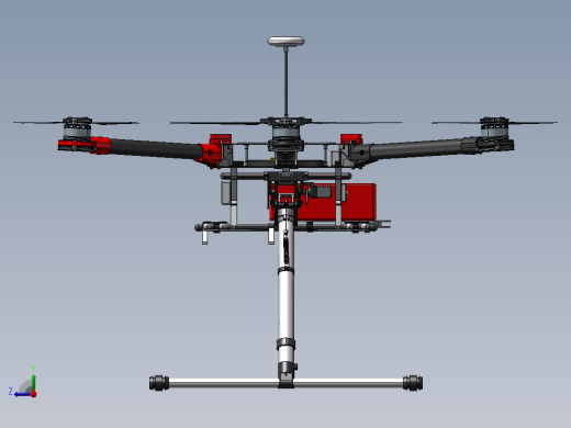 B17-大疆DJI S900六轴无人机右视缩略图