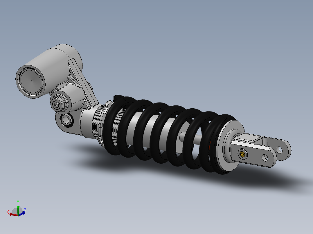 隼鸟后部震动悬架减震