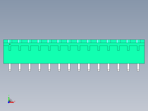 DEGSON 2EDG 系列 5.0mm 可插拔接线端子组-2EDGVC-5.0-14P-14-00AH前视缩略图