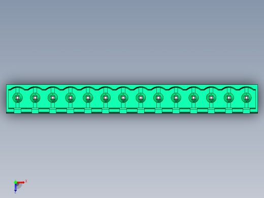 DEGSON 2EDG 系列 5.0mm 可插拔接线端子组-2EDGVC-5.0-14P-14-00AH俯视缩略图