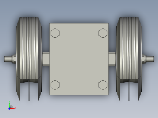 搬运车轮轮胎前视缩略图