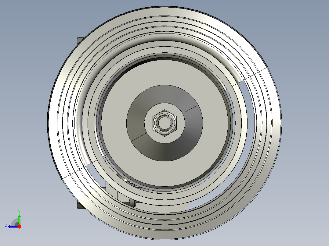 搬运车轮轮胎右视图