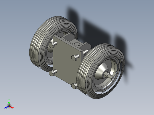 搬运车轮轮胎正等轴测缩略图